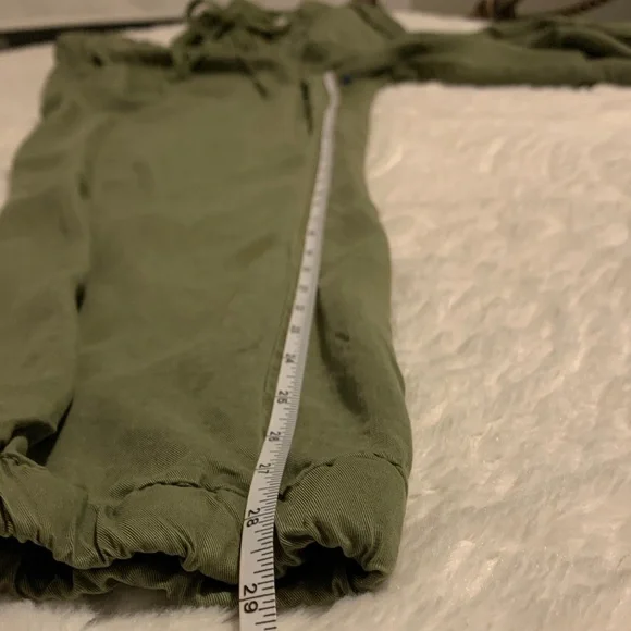 NWOT Sanctuary Green Tencel Joggers - Picture 9 of 9